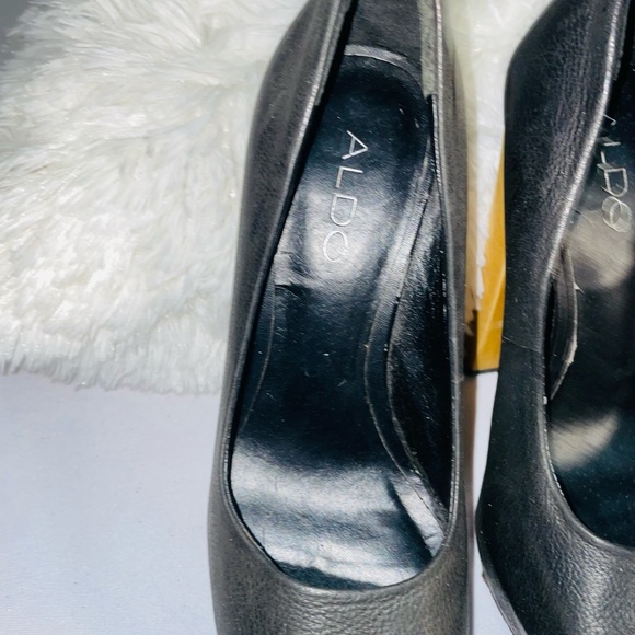 Aldo Women Black Heels. - Picture 5 of 5